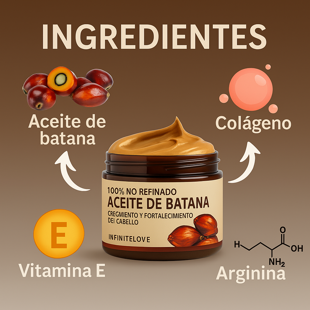 InfiniteGrow Batana® - Mascarilla Natural